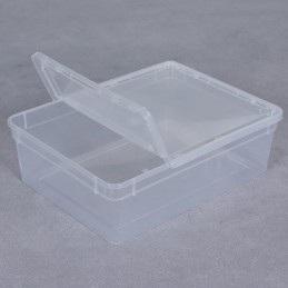 BraPlast Pojemnik Hodowlany 10szt 25x19x7,5cm 3L TRANSPARENT  Pudełko z Klapą i wentylacją