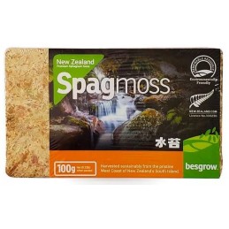 Besgrow Spagmoss 8L New Zealand Sphagnum Moss for Orchids, for Plants 100g