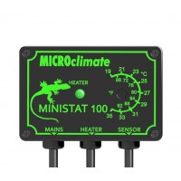 Microclimate Ministat 100W - Termostat ON/OFF do terrarium Czarny