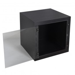 BLACK PVC REPTILE CAGE for Green Python 60x60x60cm