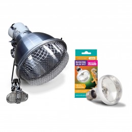 copy of Product set Clamp Lamp for basking bulbs + Solar Basking Spotlight UVA Light Bulb 100W