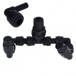 MistKing Double Misting Nozzle Assembly with connector L 1/4"