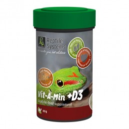 Reptile Systems - Vit A Min +D3 + Calcium i Witaminy dla Gadów 85g