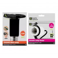 Lampa Grzewcza dla Agamy - Ceramika - Wyspa Ciepła 50W