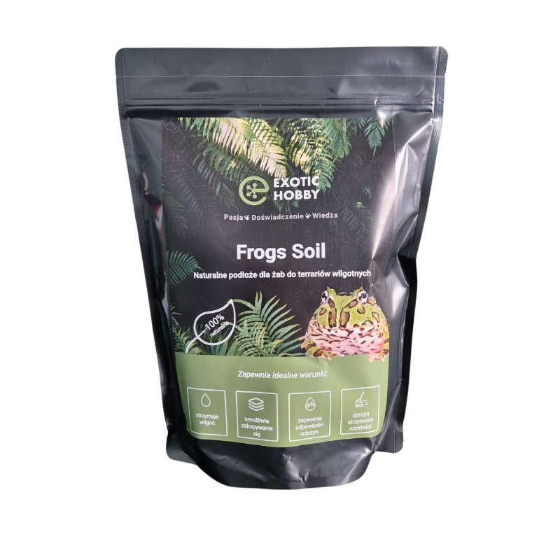 Frogs Soil 3L - Natural Substrate for Moist Terrariums