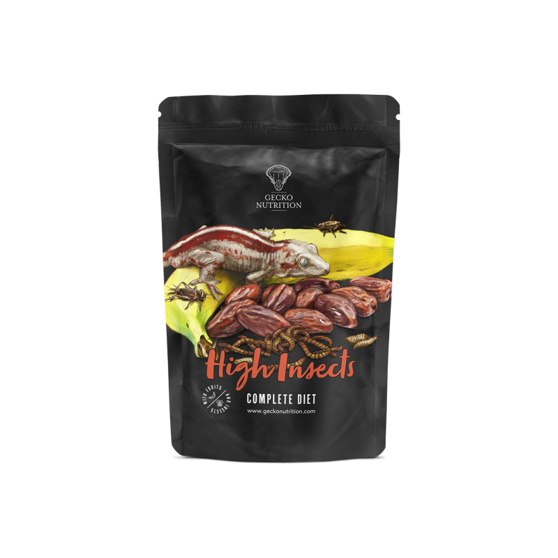 Gecko Nutrition Pokarm dla Gekona Wysoka Zawartość Owadów